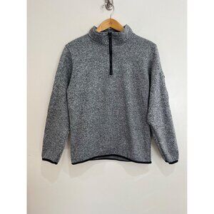 Jackson Hole 1/4 Zip Fleece Pullover Womens 1X Black Heather